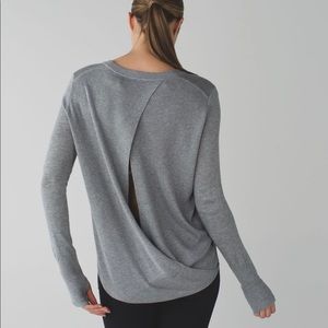 Lululemon light gray sweater